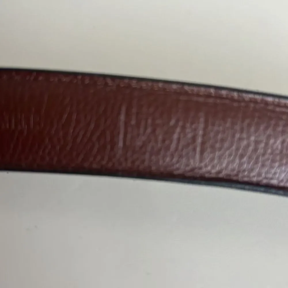 Jos A Bank Mens Dress Belt Black Leather Gold Buckle Pre-Owned Classic From S 40